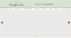 Desktop Screenshot of championscove.com
