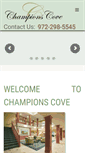 Mobile Screenshot of championscove.com
